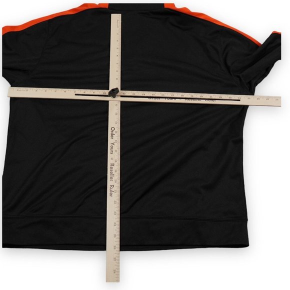 Cal Ripken Jacket Mens Large Black Spell Out Zip Babe Ruth Embroidered Logo - Picture 4 of 9